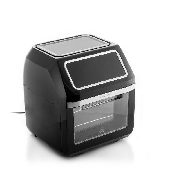 AIRFRYER INNOVAGOODS FRYINN PRO MAX 12000 MUSTA 1800 W 12 L RUOSTUMATON TERÄS