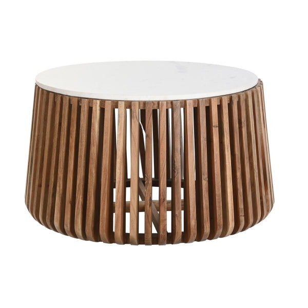 OLOHUONEEN PÖYTÄ DKD HOME DECOR MARMORI MANGOPUU 85 X 85 X 45 CM