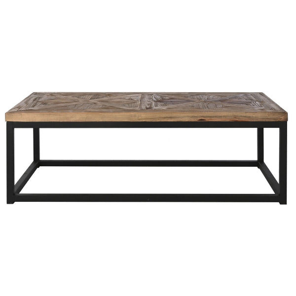 OLOHUONEEN PÖYTÄ HOME ESPRIT PUU METALLI 125 X 65 X 40 CM