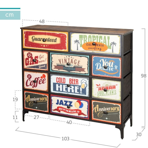 KAAPPI MAX HOME VINTAGE 103 X 98 X 30 CM