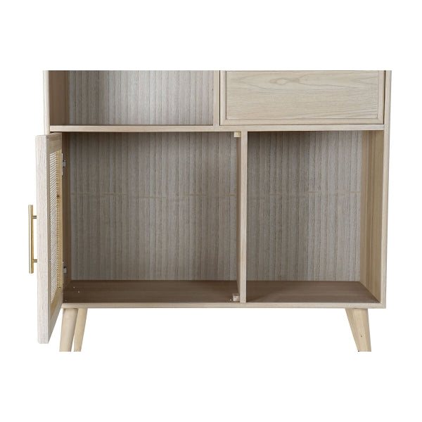 Kaappi HOME ESPRIT LUONNOLLINEN PAOLOWNIA WOOD PUU MDF 90 X 37 X 189 CM
