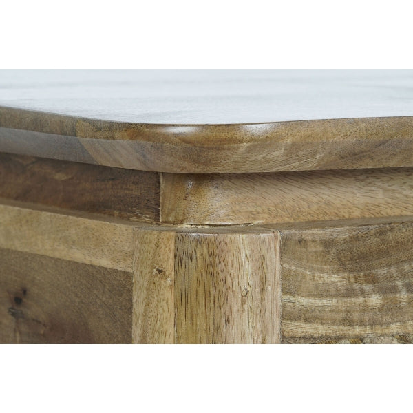 OLOHUONEEN PÖYTÄ DKD HOME DECOR 116 X 60 X 46 CM METALLI ALUMIINI MANGOPUU