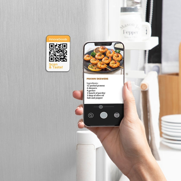 AIRFRYER kahdella korilla INNOVAGOODS FRYINN DOUBLE 8000 MUSTA 3400 W 8 L RUOSTUMATON TERÄS