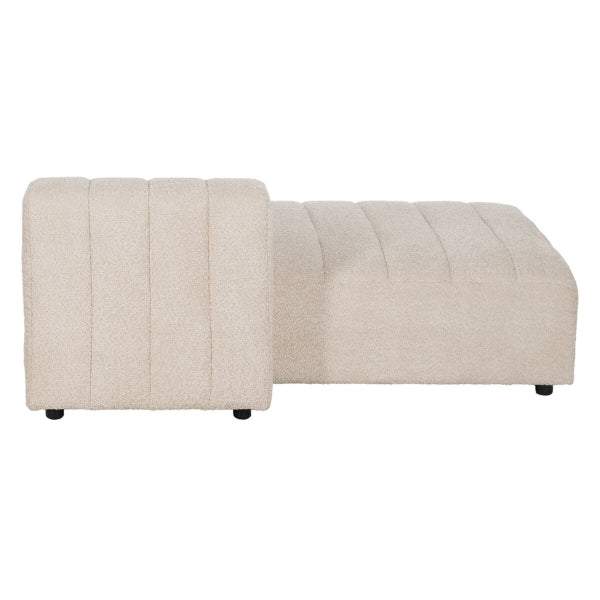 SOHVA BEIGE POLYESTERI RAUTA 148 X 100 X 66 CM