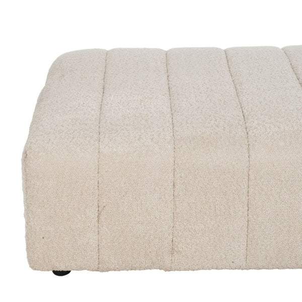 SOHVA BEIGE POLYESTERI RAUTA 148 X 100 X 66 CM