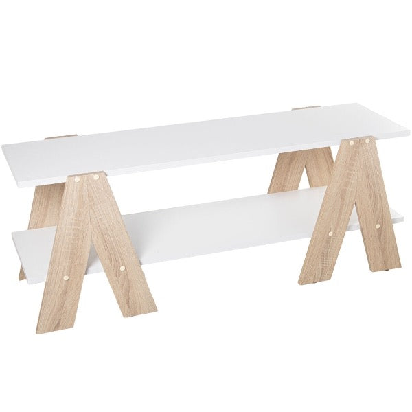 TV-TASO ALEXANDRA HOUSE LIVING VALKOINEN RUSKEA 120 X 46 X 38 CM