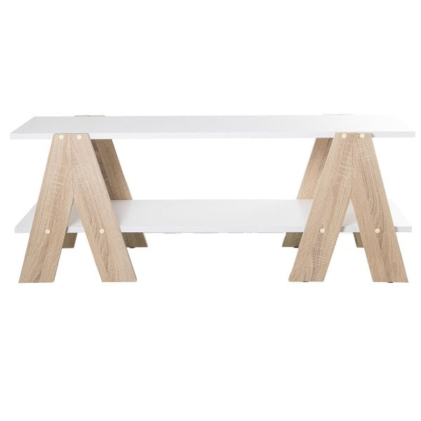 TV-TASO ALEXANDRA HOUSE LIVING VALKOINEN RUSKEA 120 X 46 X 38 CM
