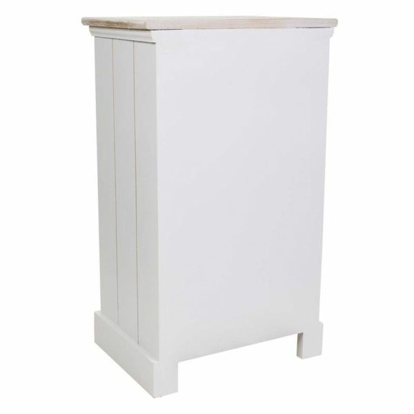 Kaappi Chest of drawers Alexandra House Living White Brown Paolownia wood MDF Wood 30 x 68 x 40 cm