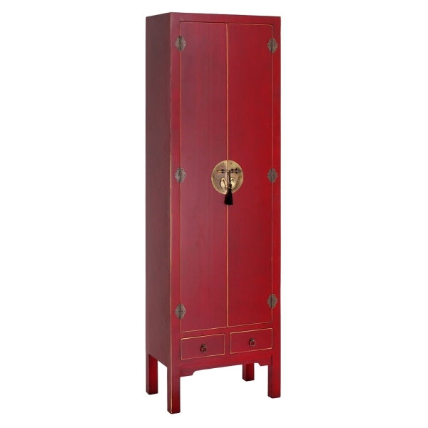 Kaappi Cupboard Pink Golden 55 x 33 x 185 cm