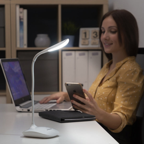 Lamppu ladattava LED-pöytävalaisin kosketusnäytöllä Lum2Go InnovaGoods