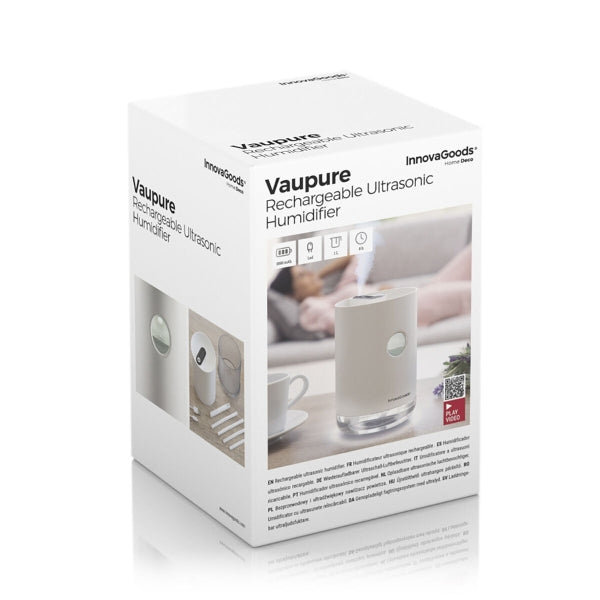 Ladattava ultraääni-ilmankostutin Vaupure InnovaGoods