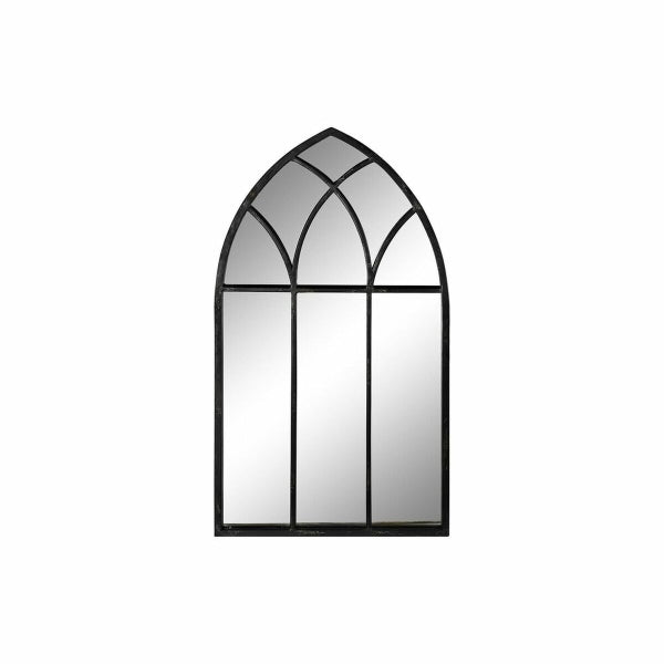 Seinä peili DKD Home Decor Black Window 36 x 2 x 65 cm (65 Pieces)