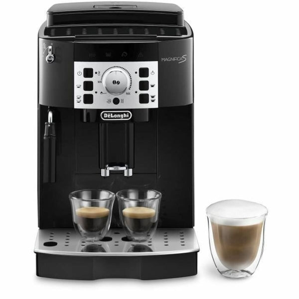 SUPERAUTOMAATTINEN KAHVINKEITIN DELONGHI ECAM22.140.B 1450 W MUSTA 1450 W