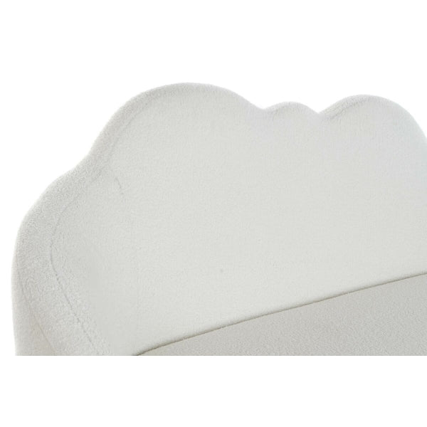SOHVA DKD HOME DECOR VALKOINEN SINAPPI METALLI PILVET SCANDI 155 X 75 X 92 CM
