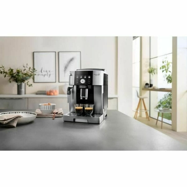 SUPERAUTOMAATTINEN KAHVINKEITIN DELONGHI ECAM 250.23.SB MUSTA HOPEINEN 1450 W 15 BAR 250 G 1,8 L