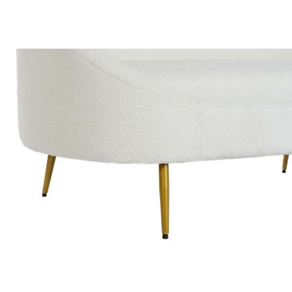 SOHVA DKD HOME DECOR VALKOINEN SINAPPI METALLI PILVET SCANDI 155 X 75 X 92 CM