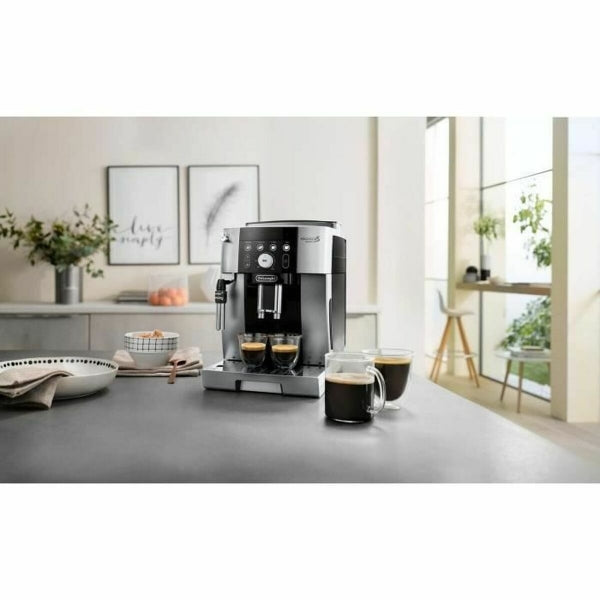 SUPERAUTOMAATTINEN KAHVINKEITIN DELONGHI ECAM 250.23.SB MUSTA HOPEINEN 1450 W 15 BAR 250 G 1,8 L