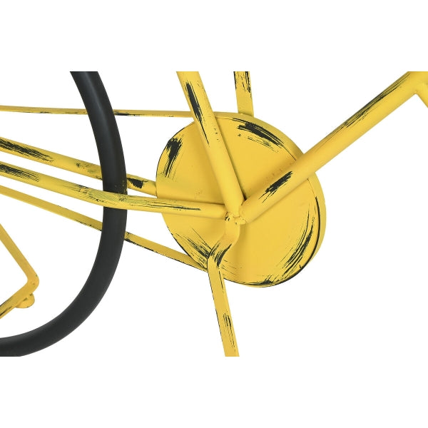 Sivupöytä Console Home ESPRIT Yellow Black Wood Metal 160 x 40 x 88 cm