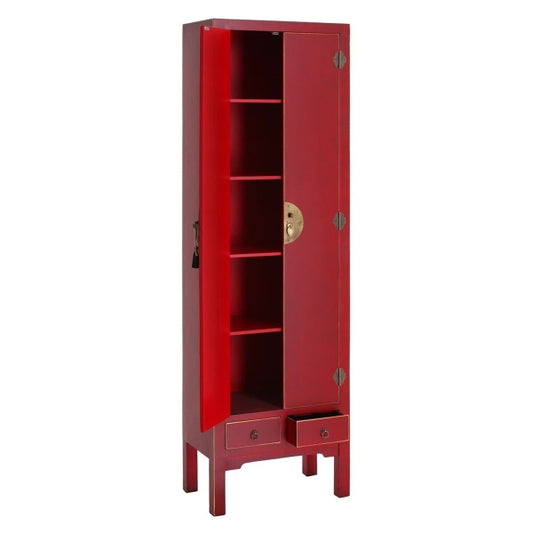 Kaappi Cupboard Pink Golden 55 x 33 x 185 cm