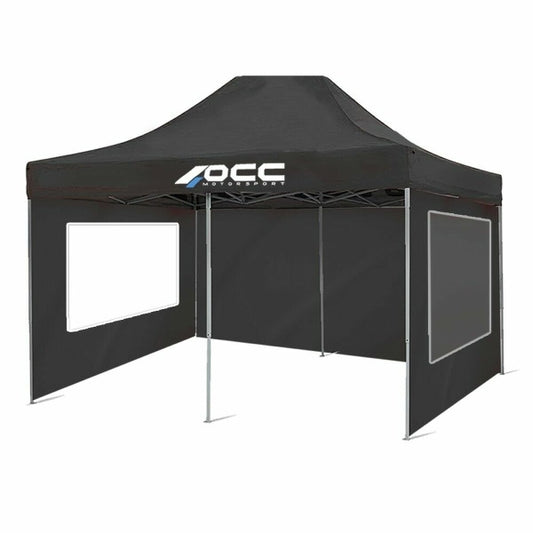 Teltta seinäkkeillä OCC Motorsport OCCCARP33 Black Oxford 420D 6 x 2 m Window