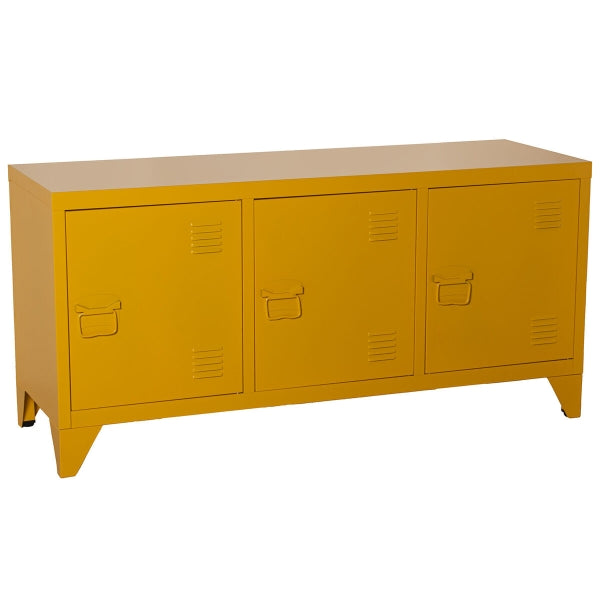 TV-taso Alexandra House Living Yellow 120 x 58 x 40 cm